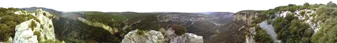 panorama sur le vallon du tiourre cliquez pour voir