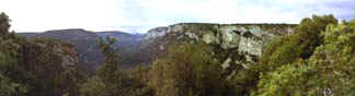 Panorama sur le vallon du tiourre cliquez pour voir