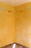 Peinture glacis jaune